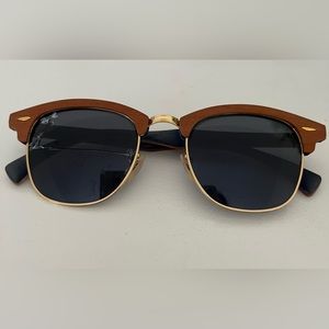 Ray-Ban Clubmaster wood sunglasses